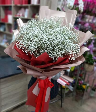 Букет цветов из: Гипсофила в Хатунь