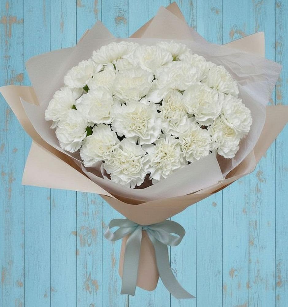 Букет цветов из: Гвоздики в Хатунь