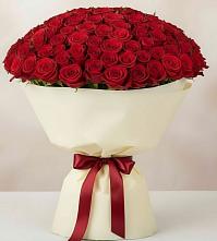 Букет 101 Красная роза Милано в Хатунь