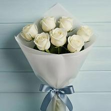 Букет 7 Белых роз Эдлесс Лав #REPLACE_PRED# Хатунь