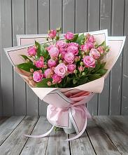 Букет Розовый кустик в Хатунь