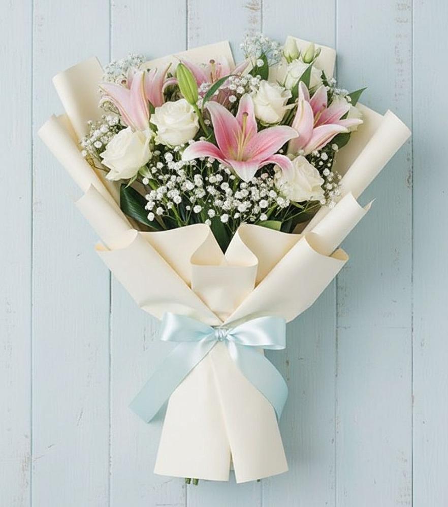 Букет цветов из: Лилии в Хатунь