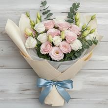 Букет цветов из:  Лизиантусы в Хатунь