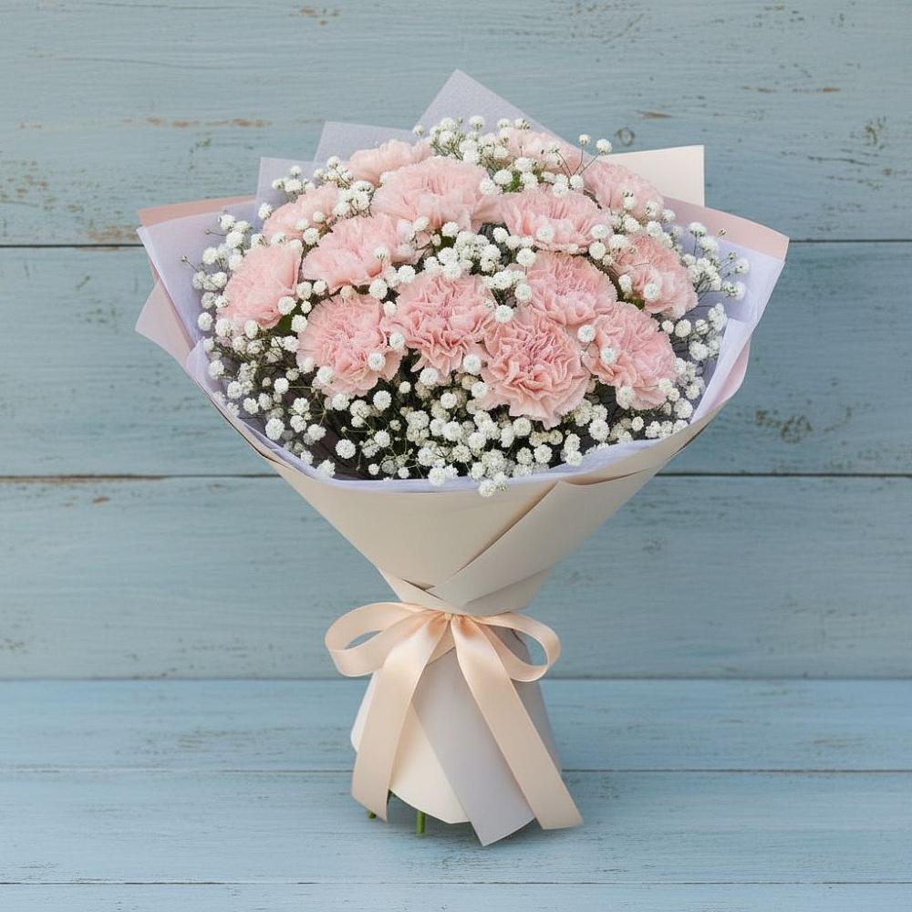 Букет цветов из: Гвоздики в Хатунь