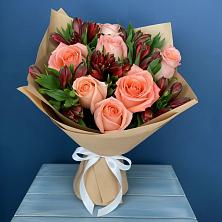 Букет цветов из:  Розы и Альстромерии в Хатунь