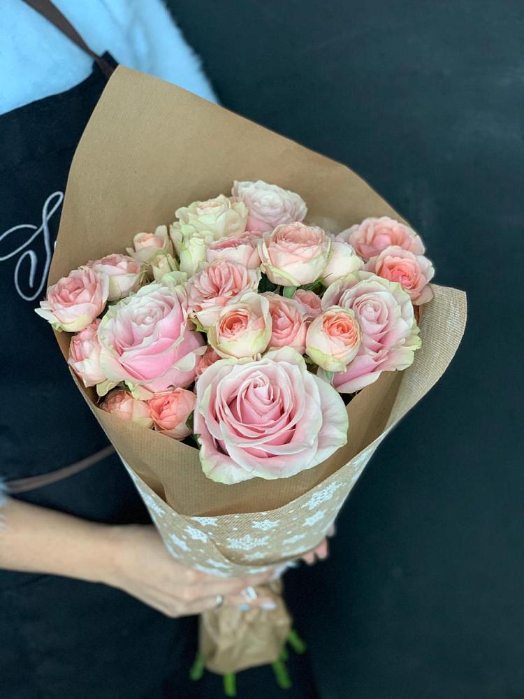 Букет цветов из: Хризантемы и Розы в Хатунь