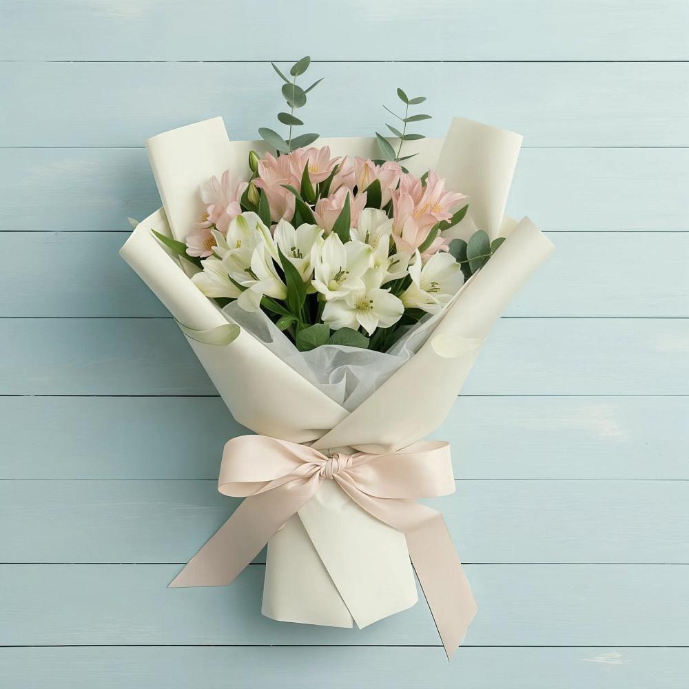 Букет цветов из: Альстромерии в Хатунь