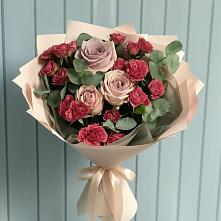 Букет цветов из:  Гвоздики и Розы в Хатунь