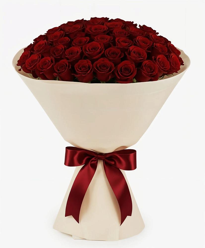 Букет 101 Бордовая роза Блэк Бакарра в Хатунь