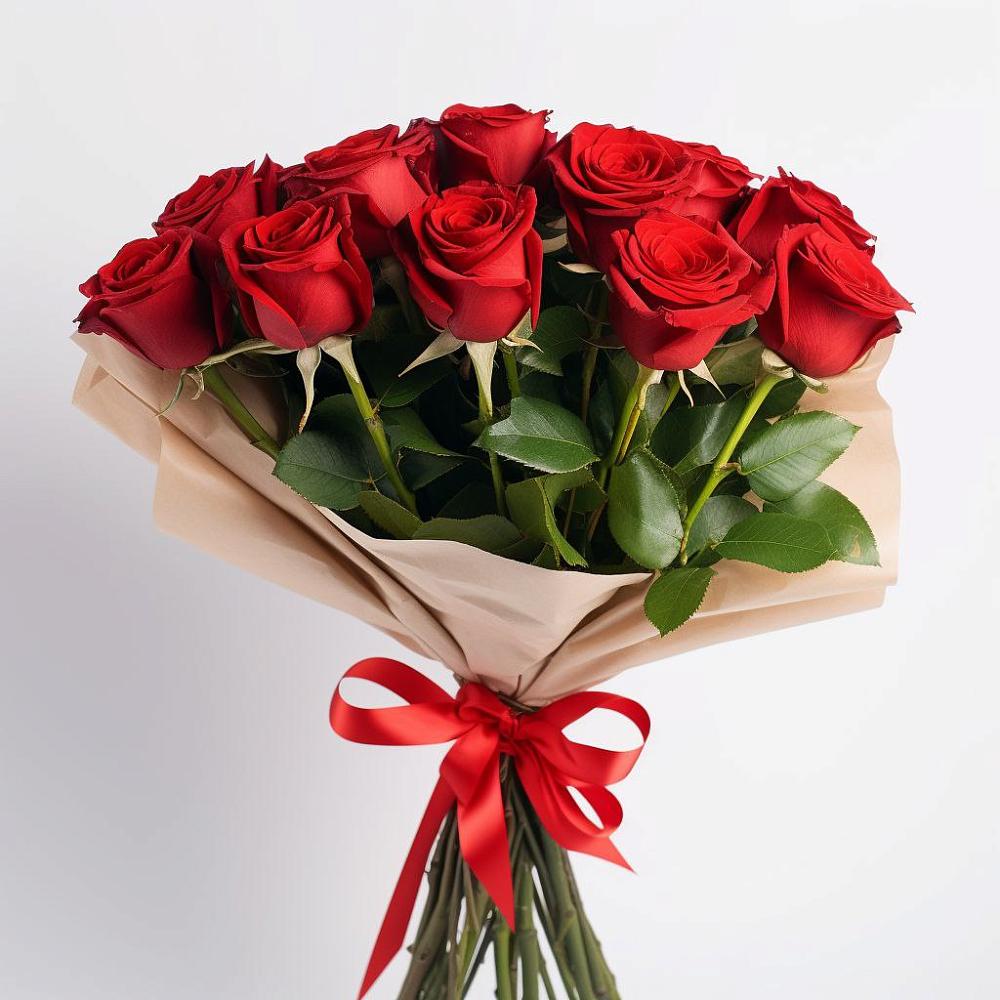 Букет 11 Красных роз Эдлесс Лав в Хатунь